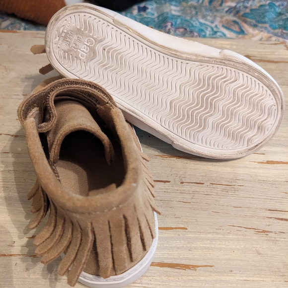 Baby GAP Suede Ankle Boots Size 10 - Picture 4 of 5